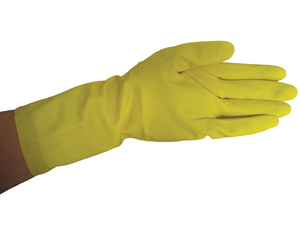 Flock Lined Latex Gloves