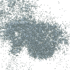 Sparkling Silver Glitterflake