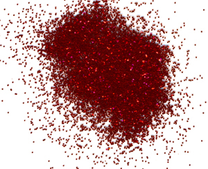 Radiant Red Glitterflake