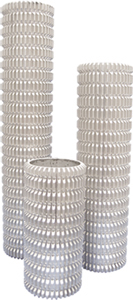 Aluminum Slotted Paddle Roller Sleeves