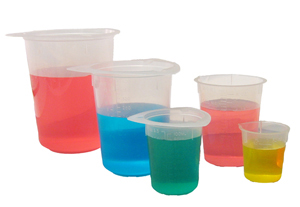Beakers & Pour Style Cups