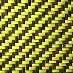 Kevlar&reg; / Carbon Hybrid - Roll (Yellow) - Yellow  - 5 yd roll