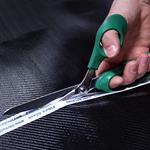 Carbon Fiber Bent Scissors