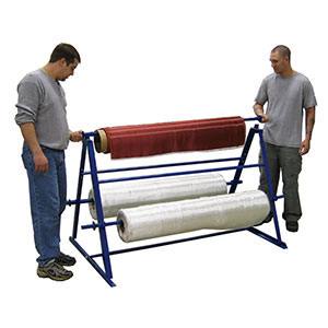 Three Roll Fabric Rack