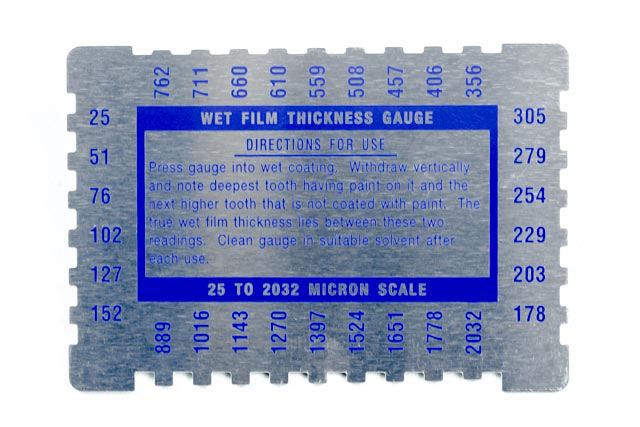 Gel Coat / Wet Film Thickness Gauge in stock | Fibre Glast